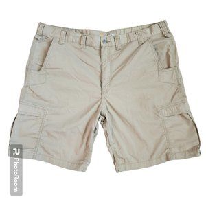 Men's Tan Carhartt Mosby Relaxed Cargo Work Shorts Big and Tall
